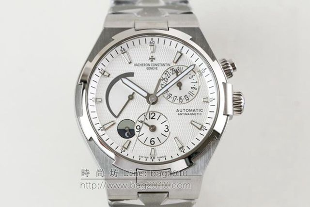 vacheron Constantin手錶 TWA江詩丹頓 縱橫四海多功能腕表 江詩丹頓高端男表  hds1084